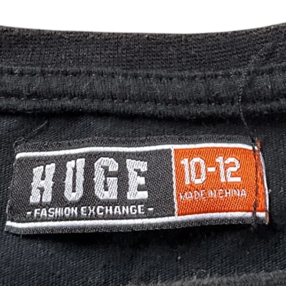 HUGE Fashion Exchange Graphic Print T-Shirt Top King‎ Savage Size 10-12